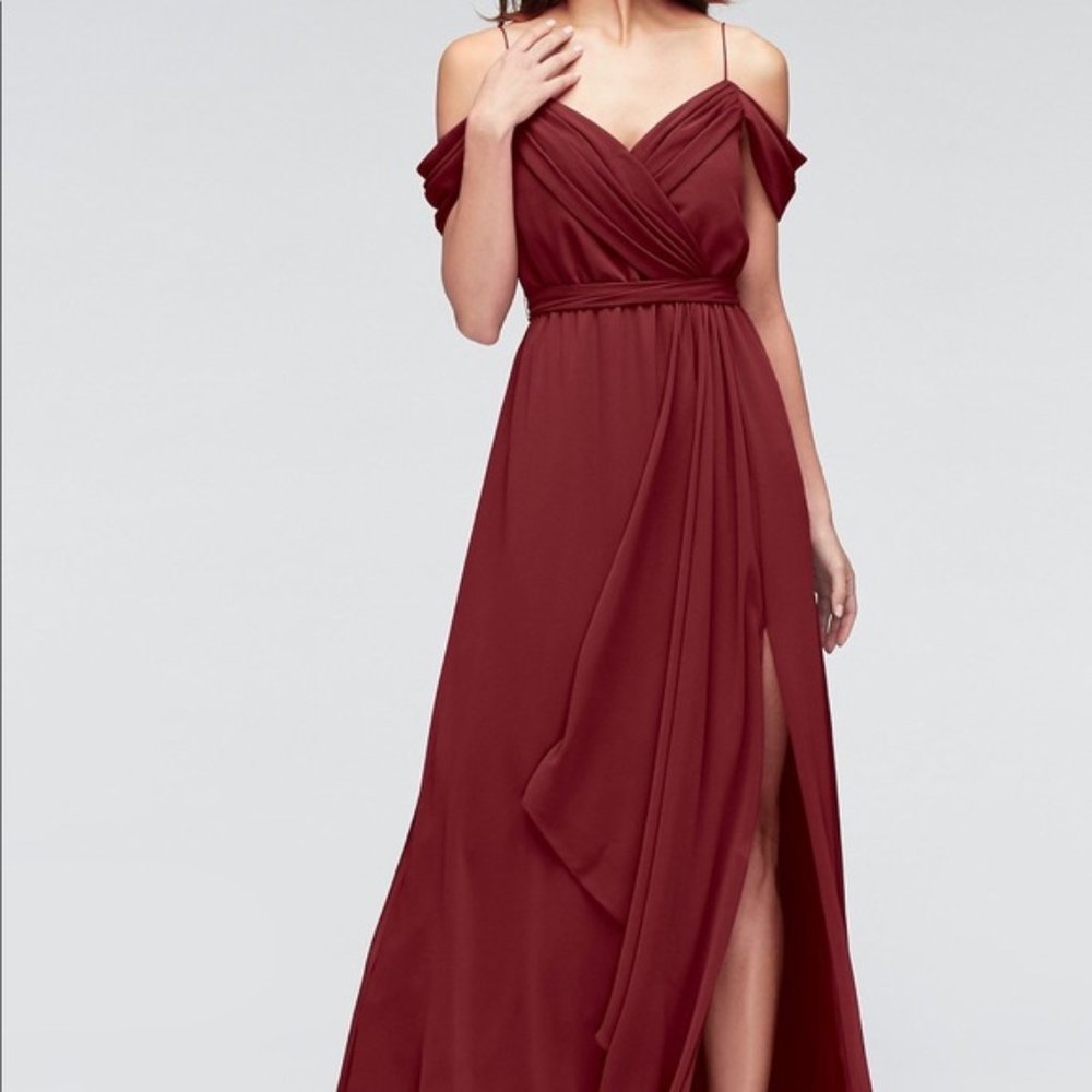 BHLDN Watters Kane dress in Marsala